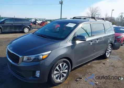 2017 Kia Sedona Sx из США, поврежденный, VIN KNDMC5C1XH6325421